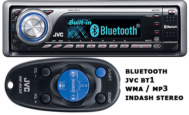 JVC KD-BT1 - Bluetooth MP3 / WMA CD Player