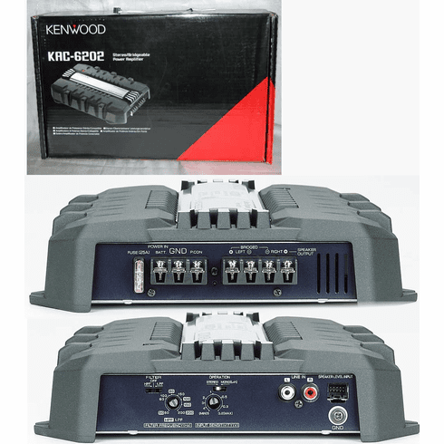 Kenwood 2 Channel Amp 400w  KAC-6202 