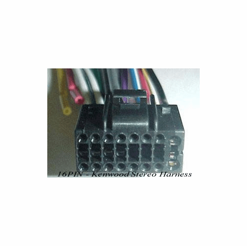 Kenwood Wire Harness 16PIN - Plugs Into Radio