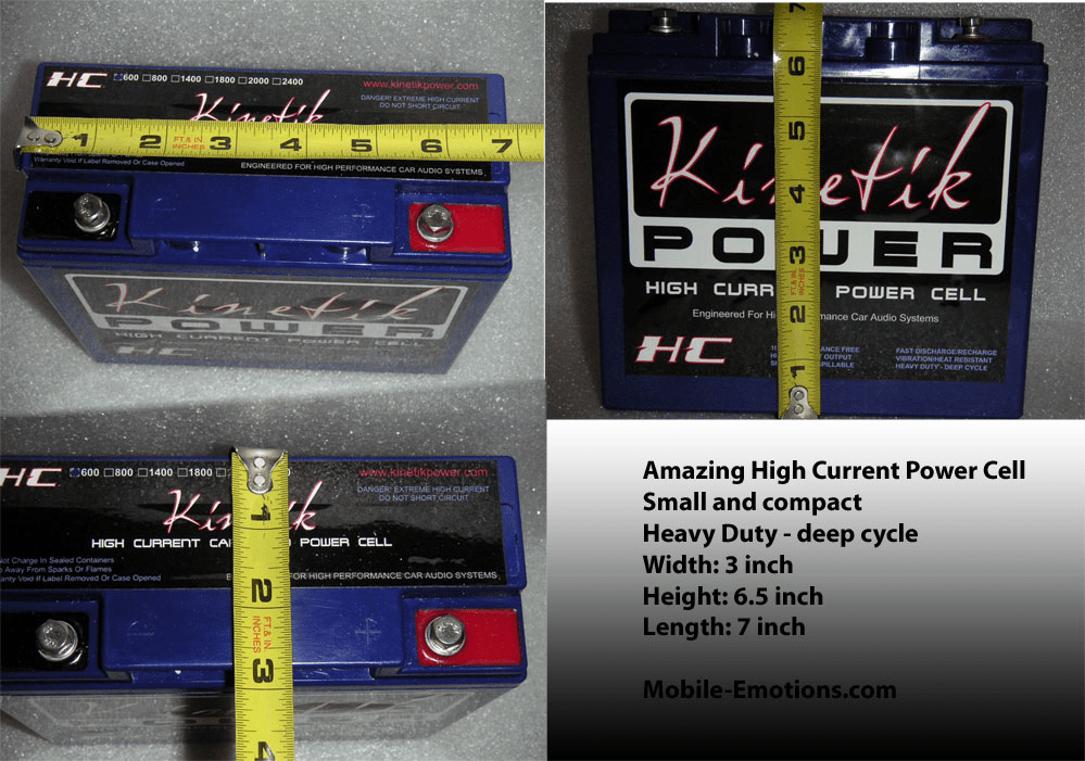 Kinetik HC600 Power Cell 