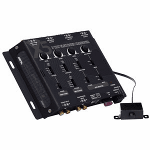 Lanzar 3Way Electronic Crossover w/Sub Level