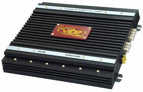 Lanzar Pro Vibe VPRO2200 2 Channel 800 watt Amp