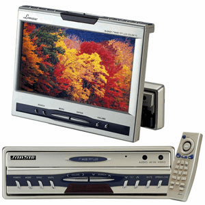 Lanzar SVTV7R   In-Dash Motorized Flip-Up 7" LCD Monitor & AM/FM TV Tuner