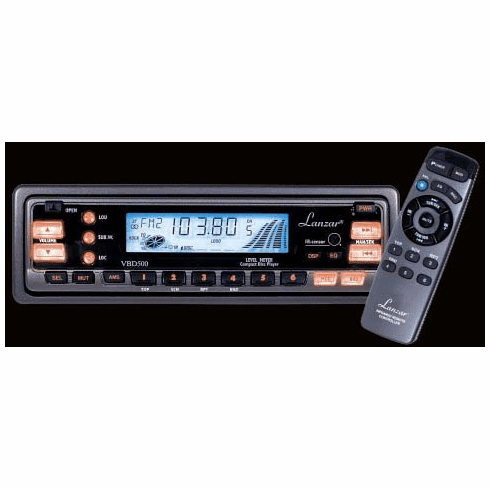 Lanzar VBD500   Electronic Tune AM/FM-MPX Receiver CD Player