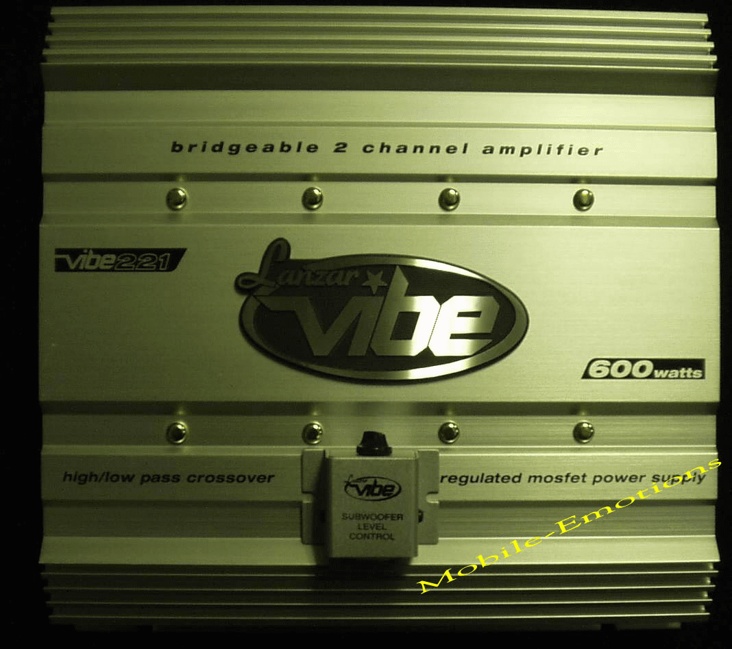 Lanzar Vibe 221 - 2003 Model -  600 Watts 2 channel Vibe221