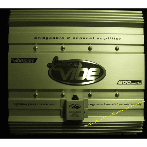 Lanzar Vibe 221 - 2003 Model -  600 Watts 2 channel Vibe221