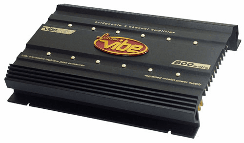 Lanzar Vibe 420 <br>4 Channel Mosfet Car Amplifier - 800 watts