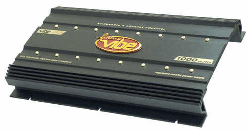 Lanzar Vibe 430 <br>4 Channel Mosfet Car Amplifier - 1,000 watts