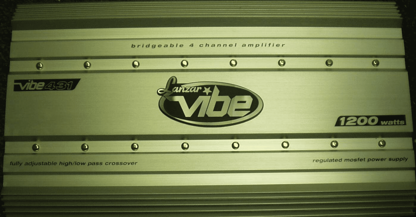 Lanzar Vibe 431 - 2003 Model -  1,200 Watts 4 channel Vibe431