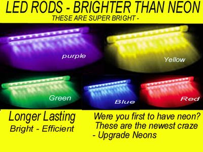 LED Light Bars L.E.D.S - (Choose Size & Color) 