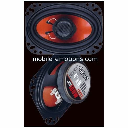 LEGACY   4" X 6" Inch  2 way Car Speaker Set 160w  LS442