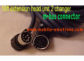 (M bus) Cable for Alpine mbus cable male to male 8 pin 