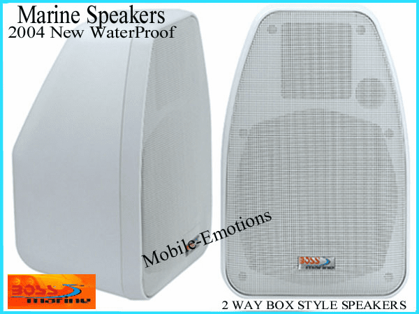 Marine Box Style Speakers (WaterProof)