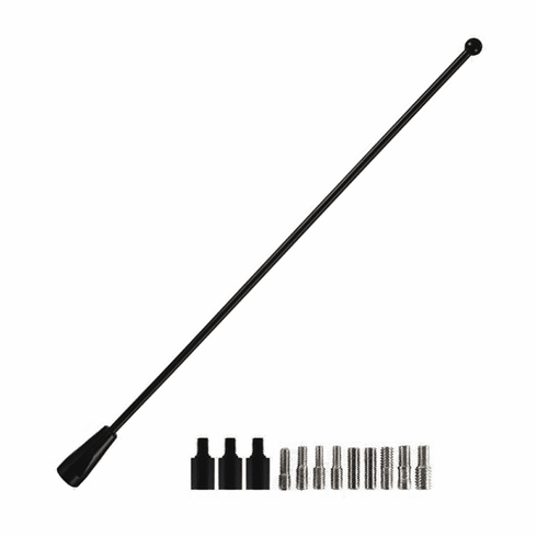 Metra-44-SHSH 8in BLACK STEEL REPLACEMENT MAST