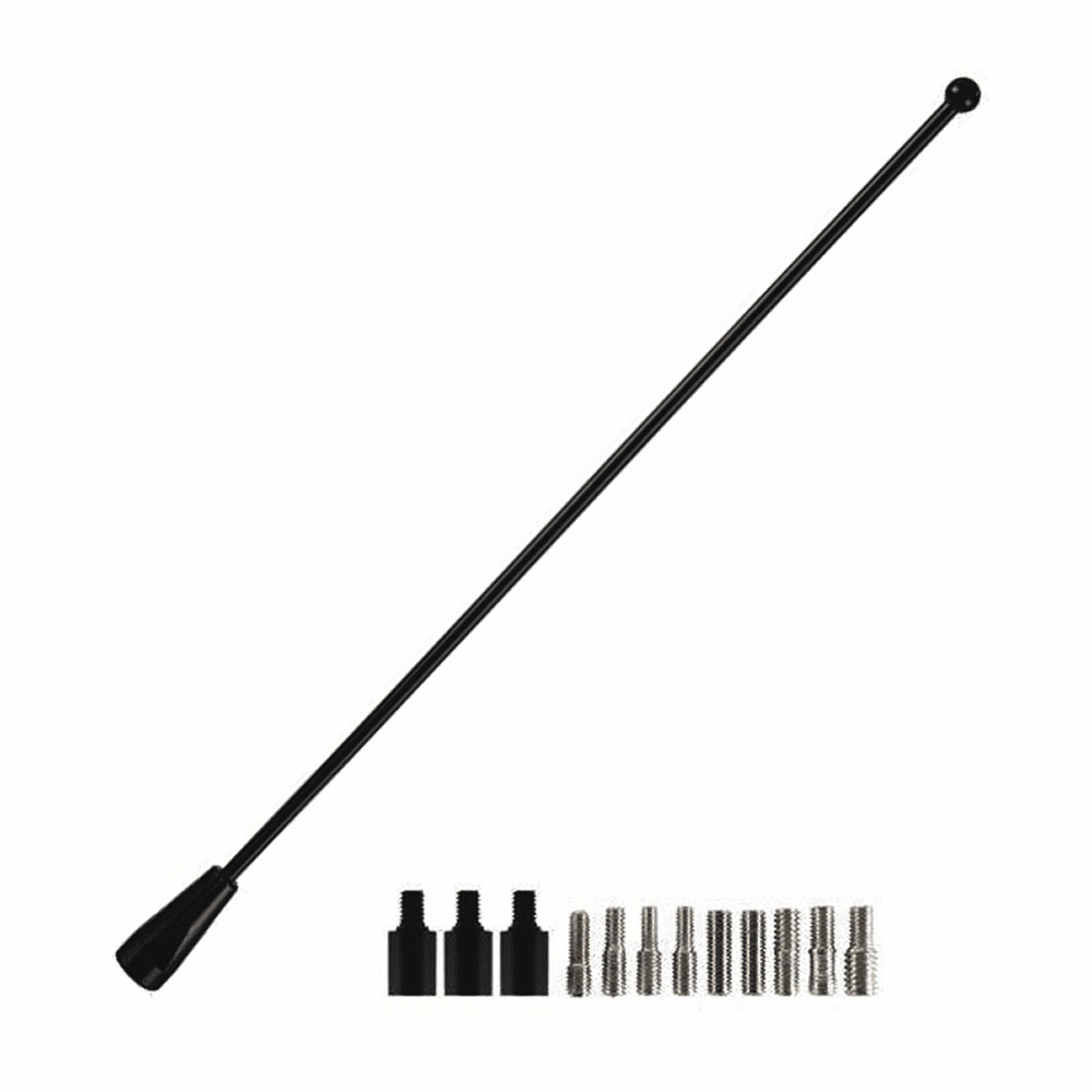 Metra-44-SHSH 8in BLACK STEEL REPLACEMENT MAST