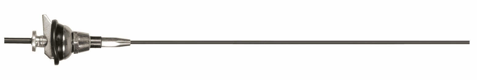 Metra-44-UT30B TOP MOUNT 1 INCH 1-SECT MAST BLK