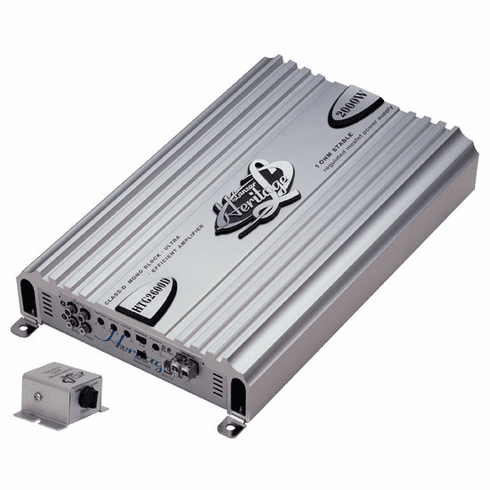 Mono Block 2000 Watt Heritage Lanzar Mosfet Amp HTG2600D - 04'