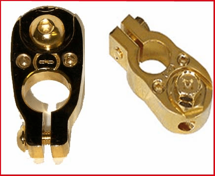 Negative Battery Clamp w/ Post & 2-8 Gauge Wire