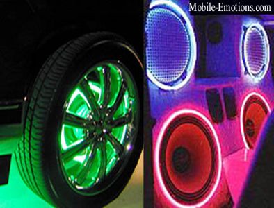 Neon Speaker Rings Set  - Round 8" 10" 12" 15"