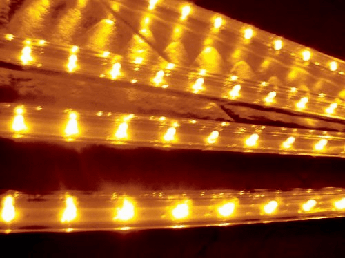 Orange 4 pc Hyper Led Underbody Kit - 2008 WideAngled LEDs