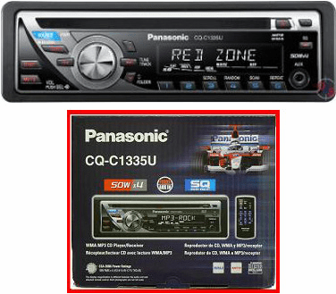 Panasonic MP3 WMA CD Car Stereo CQ-C1335U New 2007 Model
