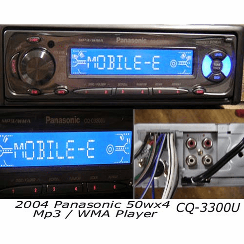 Panasonic MP3 WMA CD Car Stereo CQ-C3300U  New 2004 Model	