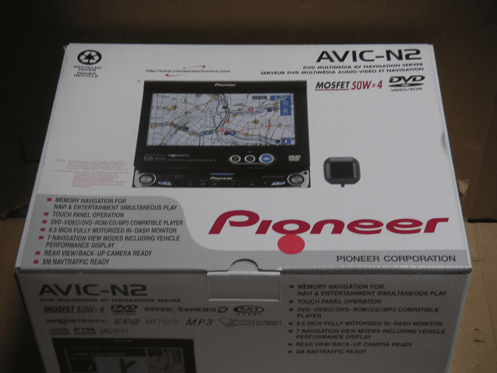 Pioneer AVIC - N2 In-Dash DVD Multimedia AV Navigation Receiver