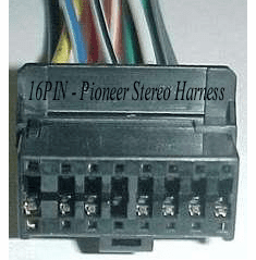 Pioneer Wire Harness 16 Pin Aftermarket Radio 1999 - UP