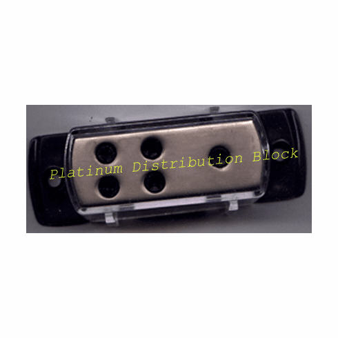 Platinum Distribution Ground Block (1in/4out)