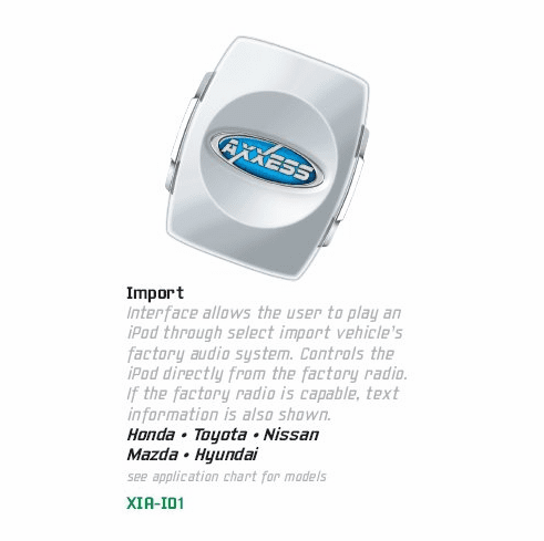 Play Ipod thru Select Factory Radio Import 