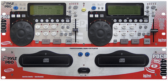 Professional Dual CD Player w/Quick Start PDCD4000 