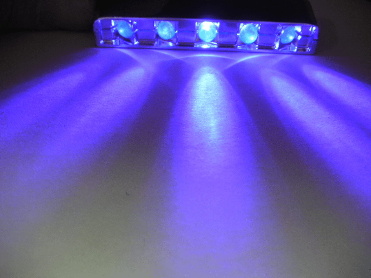 Purple 5 Led Laser Lights - Glow in Street
