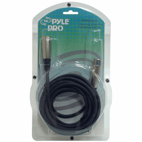 Pyle 15'  XLR Male to XLR Female Cable PPFMXLR15