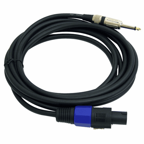 Pyle 15ft., 12 Gauge Professional Stage Speaker Cable to 6.35 (1/4") Jack  PPSJ15