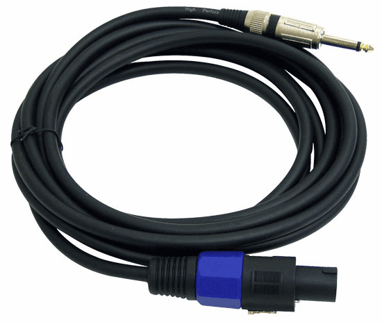 Pyle 15ft., 12 Gauge Professional Stage Speaker Cable to 6.35 (1/4") Jack  PPSJ15