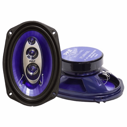 Pyle 4 Way 6x9" car speakers 400 watts  PL6984BL