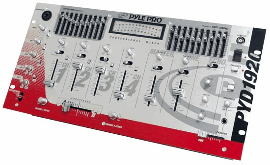 Pyle DJ Four Channel Professional Mixer PYD1920