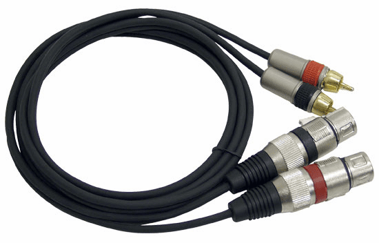 Pyle Dual 5ft XLR Female to RCA Male Cable PPRCX05
