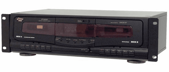 Pyle Dual Auto-Reverse Cassette Deck PT669D