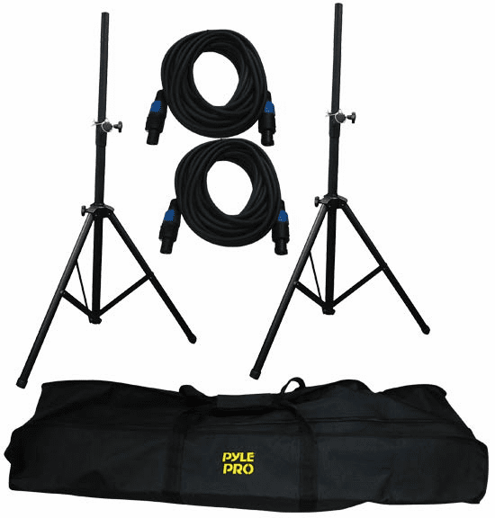 Pyle Heavy Duty Cable & Speaker Stand Kit PDMK101