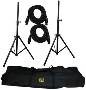 Pyle Heavy Duty Cable & Speaker Stand Kit PDMK101