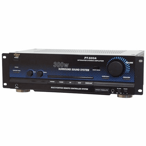 Pyle Intergrated Stereo Amplifier Rack Mount PT600A