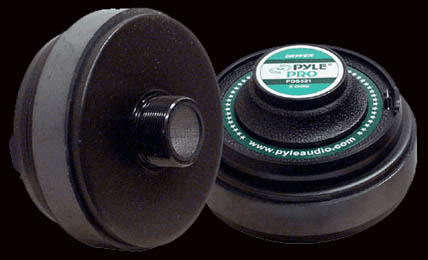 Pyle Midrange/Tweeter Compression Horn Driver (300watt)  PDs521 (107db)