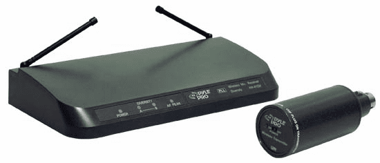Pyle  PLL Synthesized Wireless Plug-In Trasmitter w/Receiver PDMW_420PG
