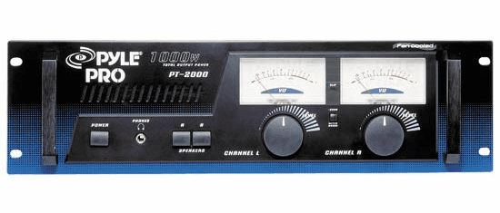 Pyle Pro 1000 Watt Power Amplifier PT2000