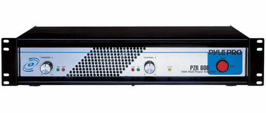 Pyle Pro 19" Rack Mount 1000 Watt Power Amplifier PZR600