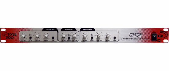 Pyle Pro 2-Way Stereo Crossover w/Seperate Subwoofer Output PPCX2