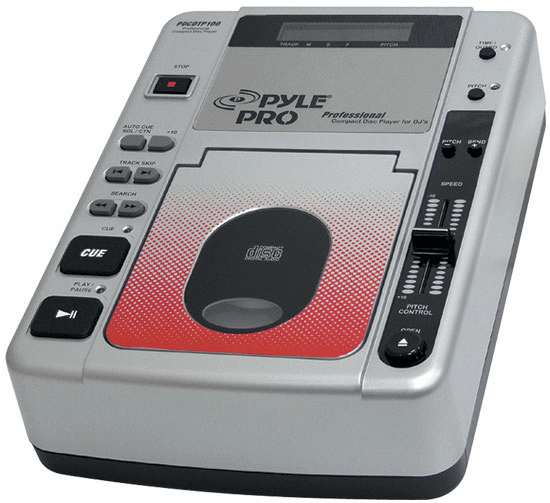 Pyle Pro DJ Tabletop Single CD Player PDCDTP100