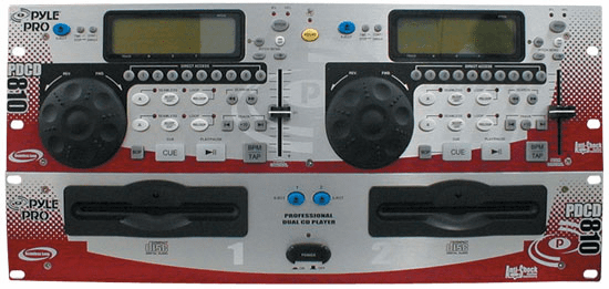 Pyle Pro Professional Dual CD Player PDCD810
