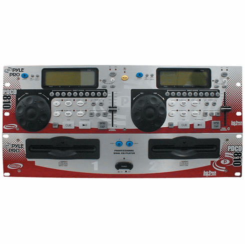 Pyle Pro Professional Dual CD Player PDCD810